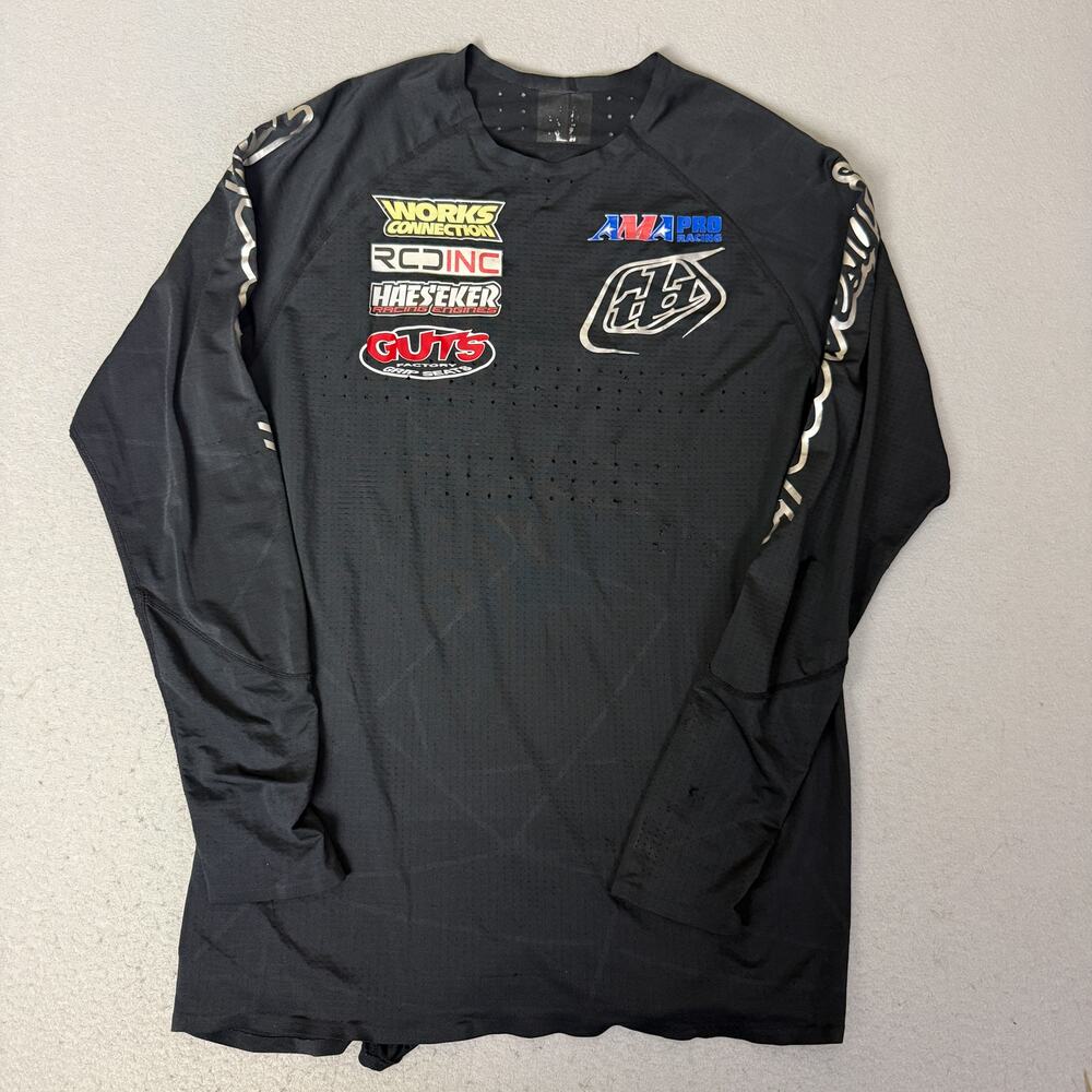 Troy Lee Designs SE Pro Motocross Jersey Black Tucker 178 Long Sleeve